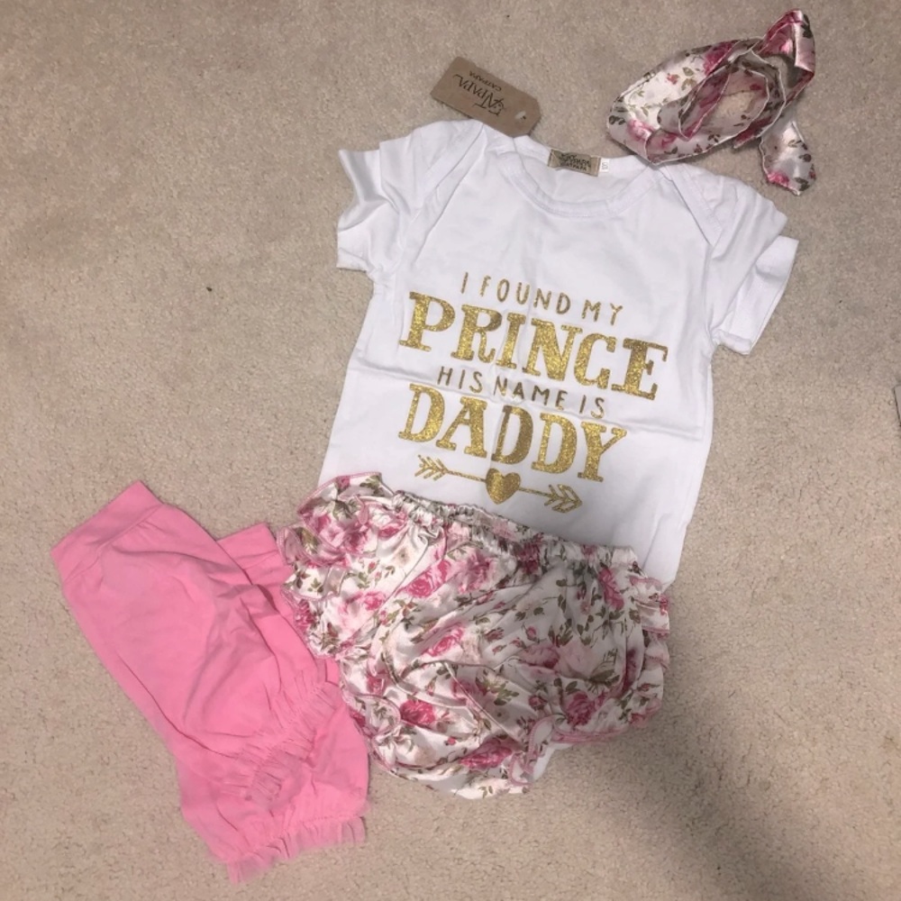 Brand new baby girl 4 piece set